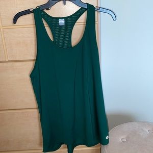 Like new, Gap fit darker green size M tank top!